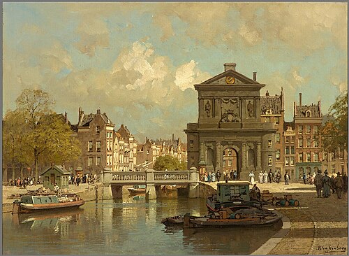 The Delfste Poort in Rotterdam, 1900, Johannes Christiaan Karel Klin