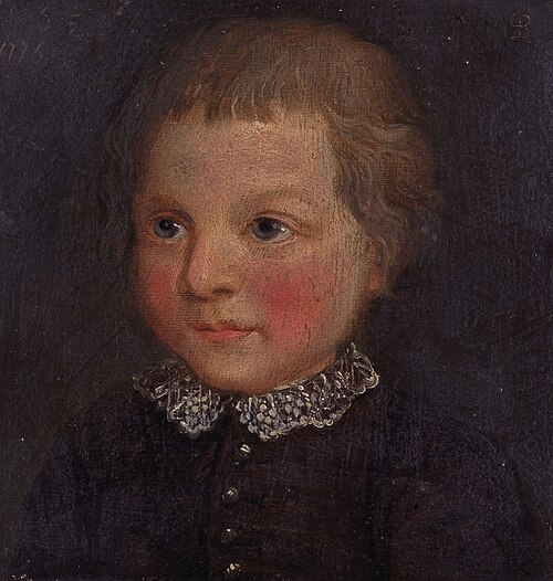 Portrait of the Artist Charles Spruyt as a Child, 1775, Philippe Lambert Spruyt