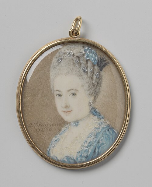 Portret van een vrouw, 1776, Daniel Bruyninx