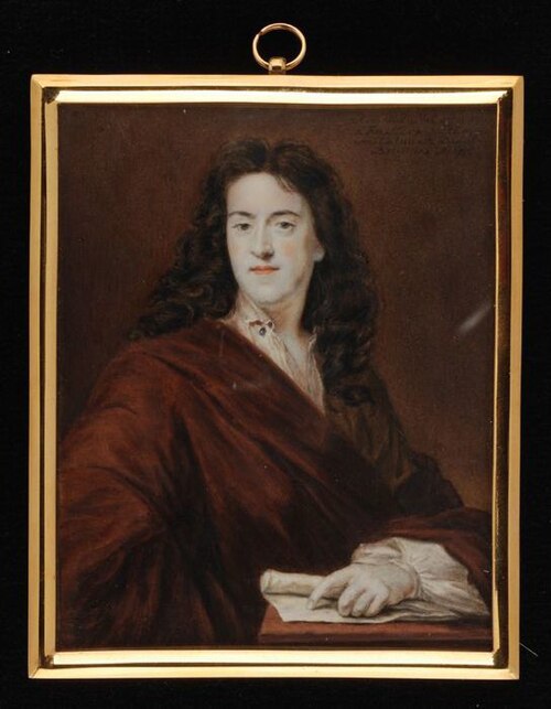 Portretminiatuur van Robert Duval, 1751, Daniel Bruyninx