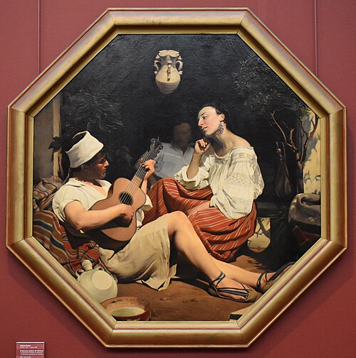 El Descanso, Mœurs de Valence, 1856, Charles Porion