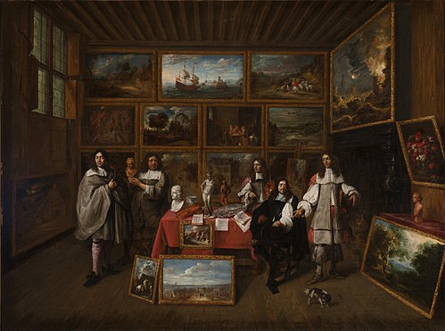 Galerie de peintures, 1660, Gillis van Tilborch