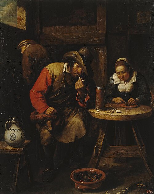 Smoker, 1658, Gillis van Tilborch