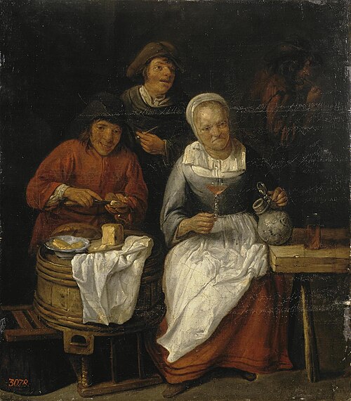 Peasants Taking a Meal, 1657, Gillis van Tilborch