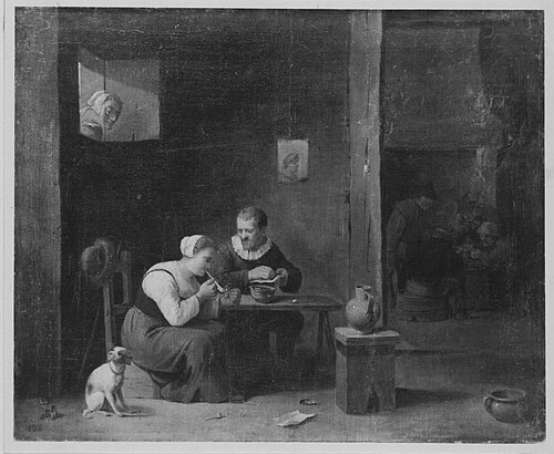 Die Raucherin, 1651, Gillis van Tilborch