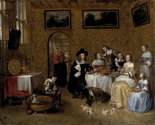 Portrait of a Family, 1667, Gillis van Tilborch