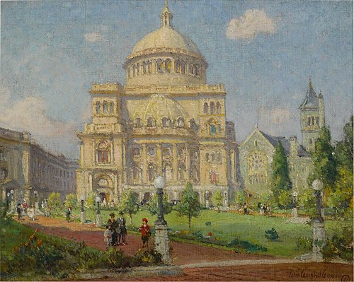 A Spring Day, Boston, , Colin Campbell Cooper