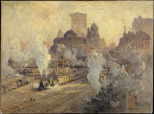 Grand Central Station, 1909, Colin Campbell Cooper