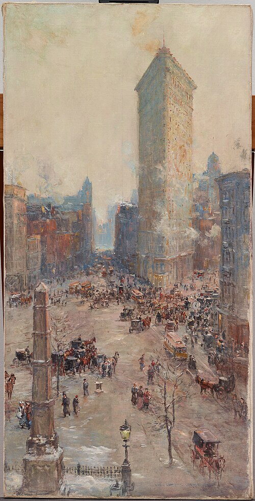 Flat Iron Building, 1904, Colin Campbell Cooper
