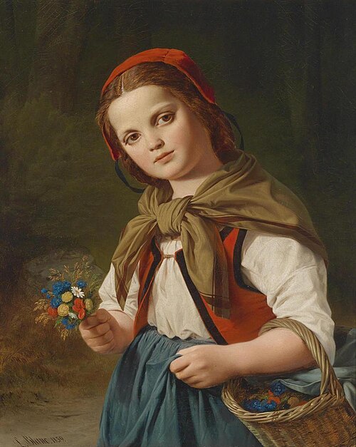 Little red riding hood, 1859, Louis Ammy Blanc
