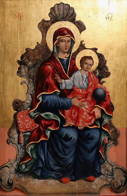 Virgin and Child Enthroned (Romas), 1764, Spiridione Roma