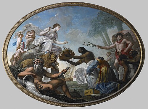 The East Offering its Riches to Britannia, 1778, Spiridione Roma