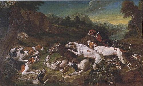 Chasse au loup, 1751, Geerard Rysbrack