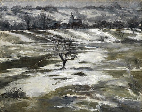 Taunuslandschaft im Vorfrühling, 1875, Louis Eysen