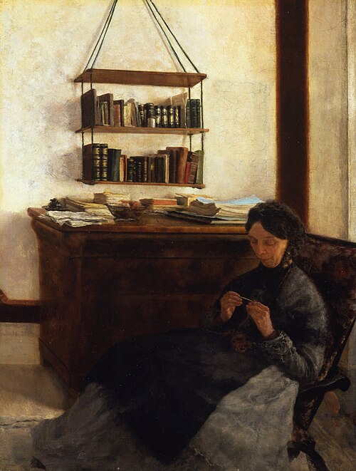Mère de l'artiste, 1877, Louis Eysen