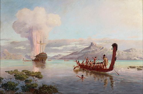 The blowing up of the Boyd, 1889, Louis John Steele