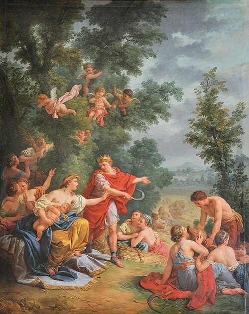 La moisson, ou Cérès et Triptolème, 1769, Louis Jean François Lagrenée