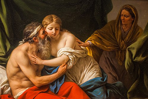 Sarah présente Agar à Abraham, 1781, Louis Jean François Lagrenée