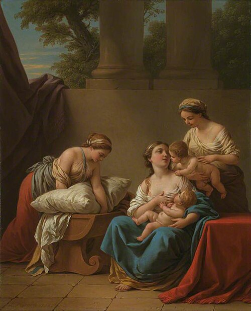 Maternal Affection, 1775, Louis Jean François Lagrenée