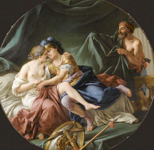 Mars et Vénus surpris par Vulcain, 1768, Louis Jean François Lagrenée
