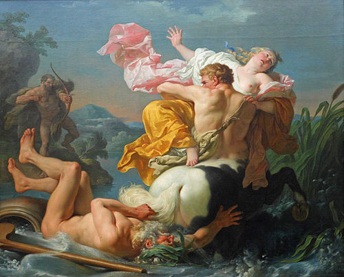 L'enlèvement de Déjanire par le centaure Nessus, 1755, Louis Jean François Lagrenée