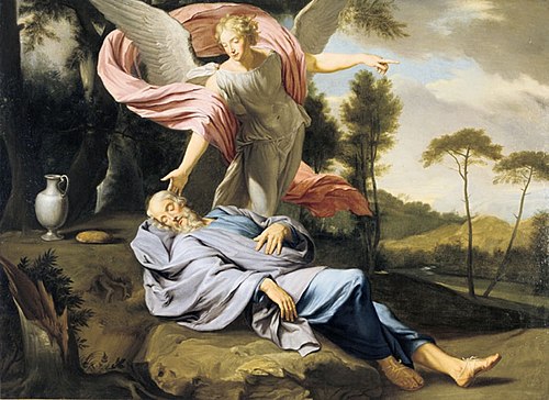 Le Sommeil d'Élie, , Louis Jean François Lagrenée