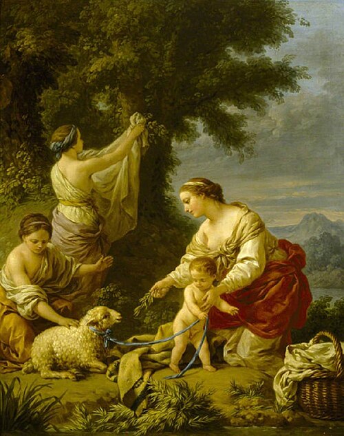 The Indulgent Mother, 1771, Louis Jean François Lagrenée