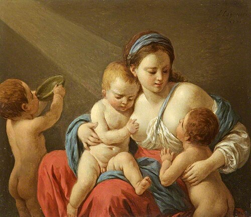 Charity, 1770, Louis Jean François Lagrenée