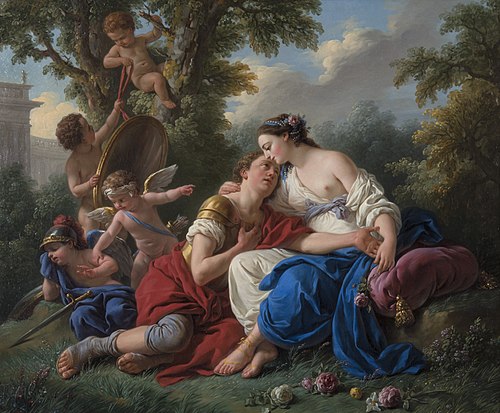 Renaud et Armide, 1766, Louis Jean François Lagrenée