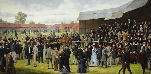 Yearling Sale at Doncaster, South Yorkshire, 1885, Lowes Cato Dickinson