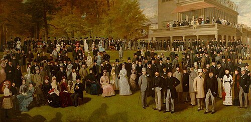 The Lawn at Goodwood, 1886, Lowes Cato Dickinson