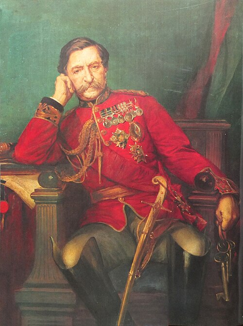General the Right Honourable Robert Cornellis (1810–1890), Baron the Lord Napier of Magdala, GCB, GC, 1889, Lowes Cato Dickinson