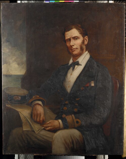 Rear-Admiral Sir Henry John Codrington (1808-77), 1860, Lowes Cato Dickinson