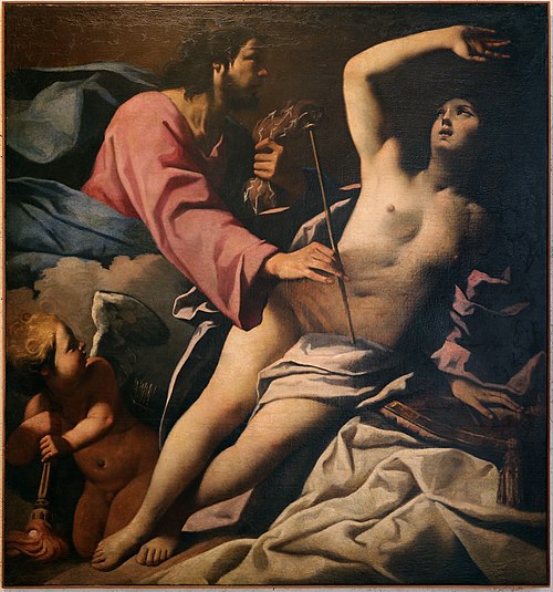 Jupiter and Semele, 1654, Luca Ferrari