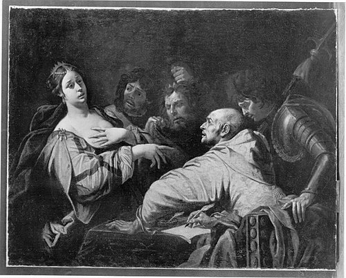 Tomyris mit dem Haupt des Cyrus (Kopie nach), 1629, Luca Ferrari