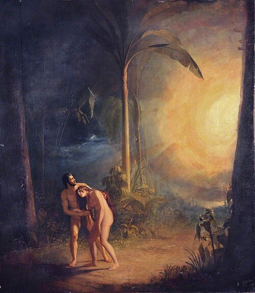 The Expulsion of Adam and Eve, 1829, Alexander Mosses