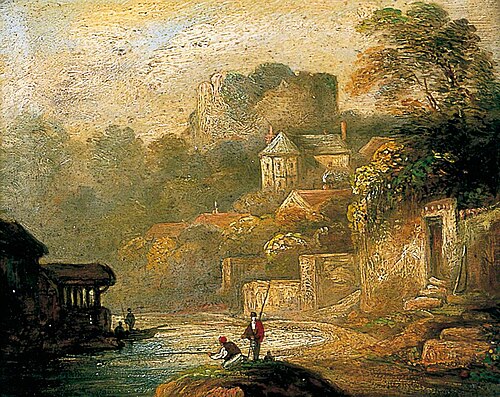 Clifford's Tower, York, 1838, George Nicholson
