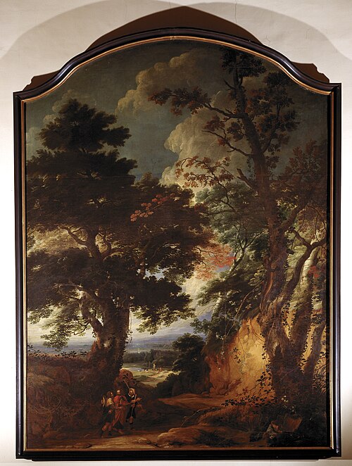 Le Christ et les pélerins d'Emmaus, , Lucas Achtschellinck