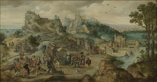 La mine de cuivre, 1544, Lucas Gassel