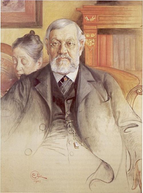 Wilhelm and Emelie Josephson 1901, 1901, Carl Larsson