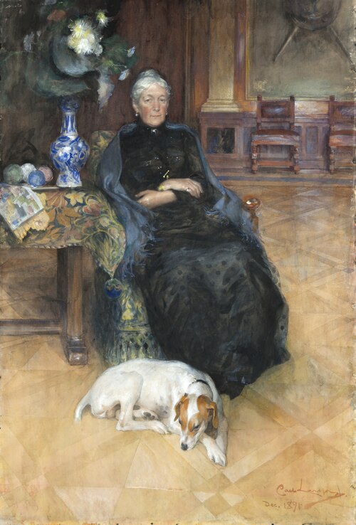 Göthilda Fürstenberg, 1891, Carl Larsson