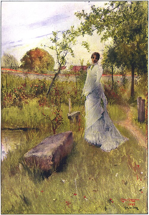 The Bride, 1883, Carl Larsson