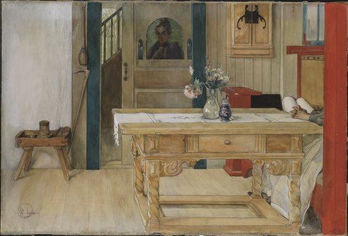 Sunday Rest, , Carl Larsson
