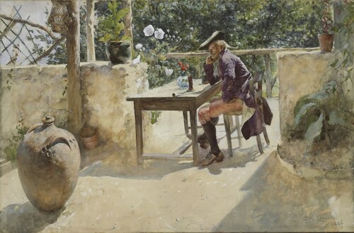 The Vine, 1884, Carl Larsson