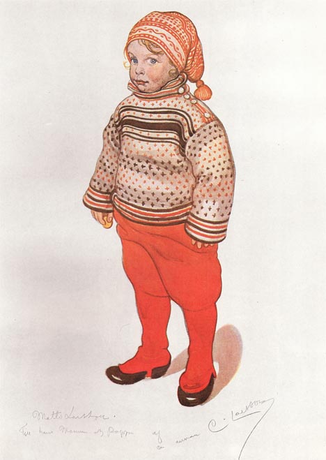 Matts Larsson, 1911, Carl Larsson