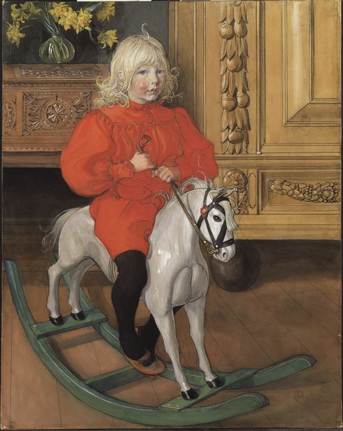"Murre". Portrait of Casimir Laurin, 1900, Carl Larsson