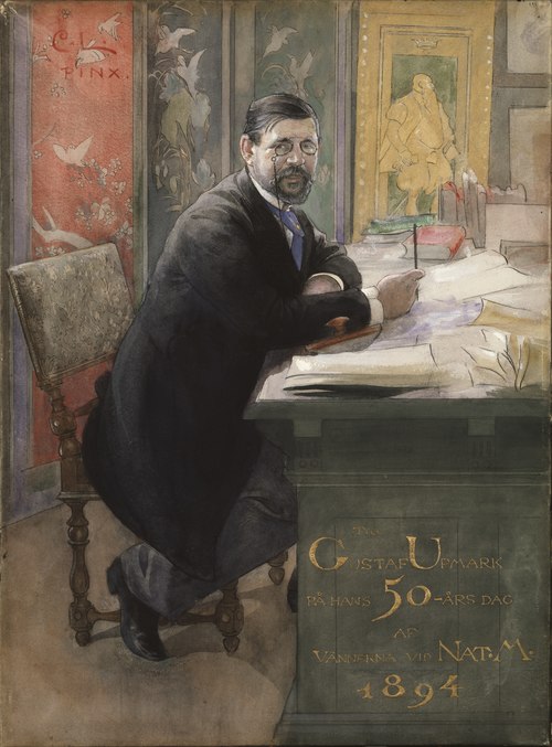 Gustaf Upmark, director of the Nationalmuseum, 1894, Carl Larsson