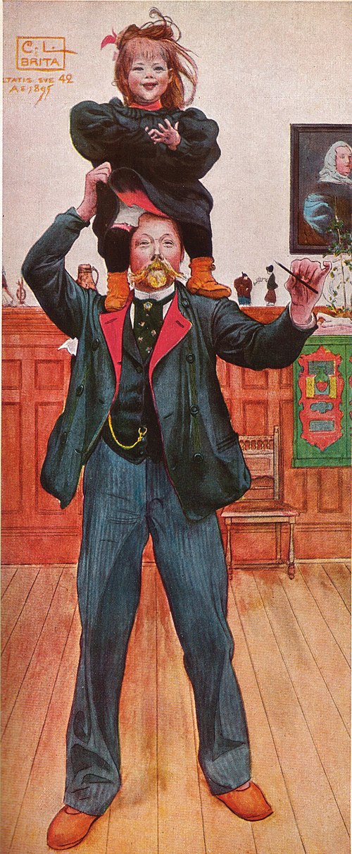Brita et moi, 1895, Carl Larsson