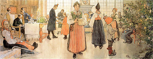 Nu är det jul igen, 1907, Carl Larsson