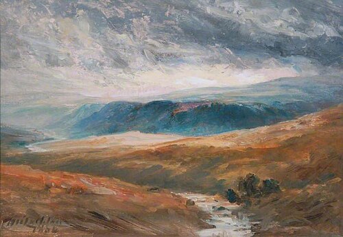 Landscape of Upper Teesdale, 1884, Thomas McLachlan